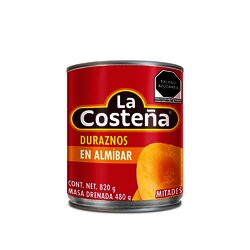 DURAZNO EN MITADES LA COSTEÑA 820 GR