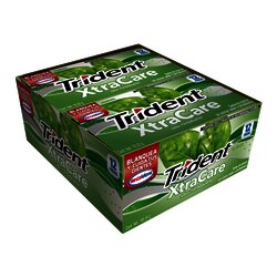 CHICLE TRIDENT XTRACARE PAQ C/12 PZ YERBABUENA CHICLE TRIDENT XTRACARE PAQ C/12 PZ YERBABUENA