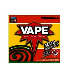 INSECTICIDA EN ESPIRAL VAPE C/10 PIEZAS INSECTICIDA EN ESPIRAL VAPE C/10 PIEZAS