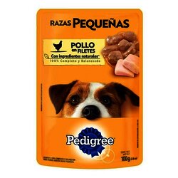 PEDIGREE RAZ PEQUEÑAS POUCH 100 GR POLLO