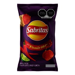 PAPA SABRITAS FLAMIN HOT C/10 DE 42 GR