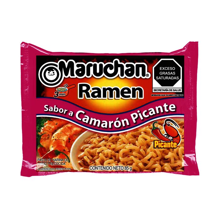 SOPA MARUCHAN RAMEN 85 GR CAMARON C/HABANERO