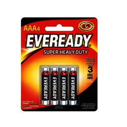 PILAS EVEREADY AAA BLISTER CON 4 PIEZAS