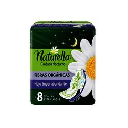 TOALLA NATURELLA NOCTURNA CON ALAS C/8 PZ TOALLA NATURELLA NOCTURNA CON ALAS C/8 PZ