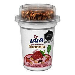YOGHURT LALA BATIDO 190 GR FRESA CON GRANOLA
