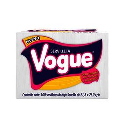 SERVILLETA VOGUE 100 HOJAS SERVILLETA VOGUE 100 HOJAS