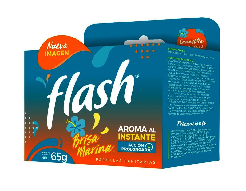 PASTILLA SANITARIA FLASH 65 GR BRISA MARINA