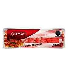 TOCINO AHUMADO CHIMEX 170 GR TOCINO AHUMADO CHIMEX 170 GR