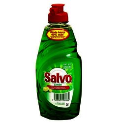 LAVATRASTES LIQUIDO SALVO 300 ML LIMON LAVATRASTES LIQUIDO SALVO 300 ML LIMON