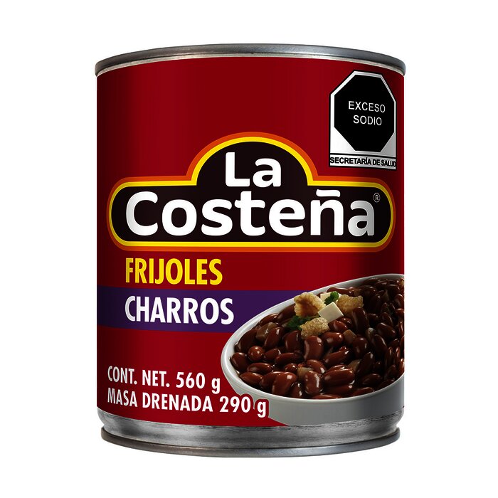 FRIJOLES LA COSTEÑA CHARROS 560 GR