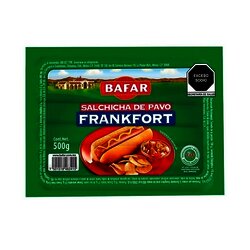 SALCHICHA FRANKFORT BAFAR 500 GR SALCHICHA FRANKFORT BAFAR 500 GR