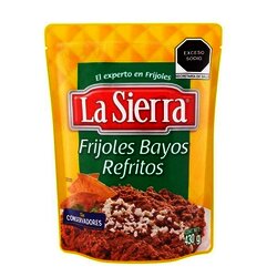 FRIJOLES POUCH LA SIERRA 430 GR REFRITOS BAYOS