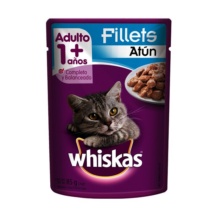 WHISKAS POUCH 85 GR ATUN