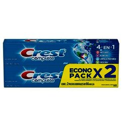 PASTA DENTAL CREST COMPLETE BLUE 2X66 ML PASTA DENTAL CREST COMPLETE BLUE 2X66 ML
