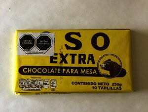 CHOCOLATE OSO EXTRA 250 GR