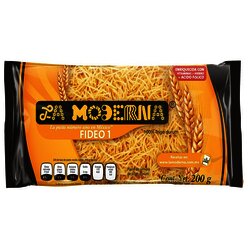 PASTA LA MODERNA 200 GR FIDEO #1