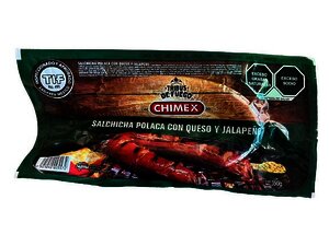 SALCHICHA POLACA CHIMEX 350 GR QUESO/JALAPEÑO SALCHICHA POLACA CHIMEX 350 GR QUESO/JALAPEÑO