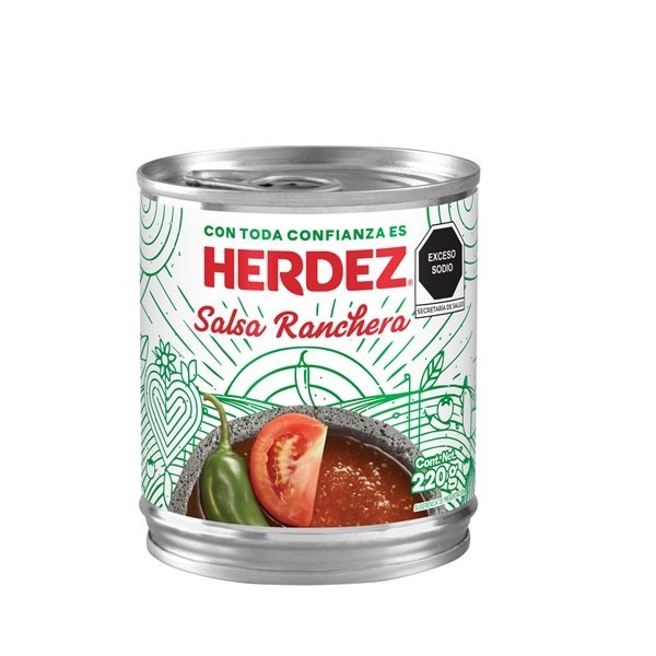 SALSA HERDEZ RANCHERA LATA 220 GR