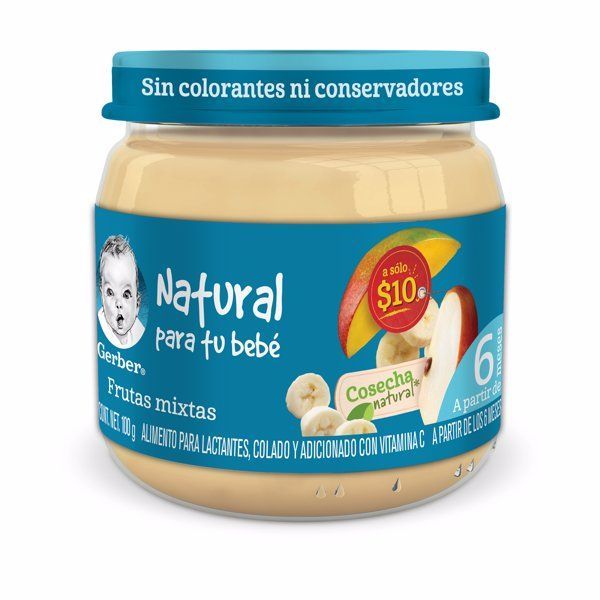 GERBER 2A ETAPA 100 GR FRUTAS MIXTAS