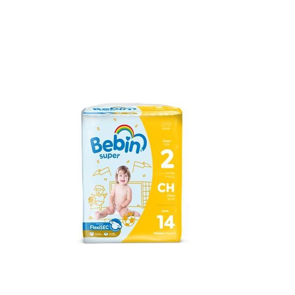 PAÑAL BEBIN CHICO 14 PIEZAS