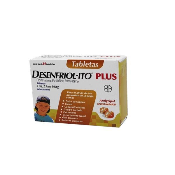 DESENFRIOLITO PLUS CON 24 PASTILLAS
