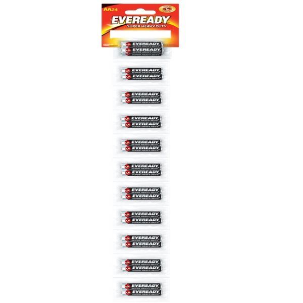 PILAS EVEREADY AA TIRA CON 24 PIEZAS