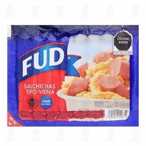 SALCHICHA VIENA FUD 266 GR