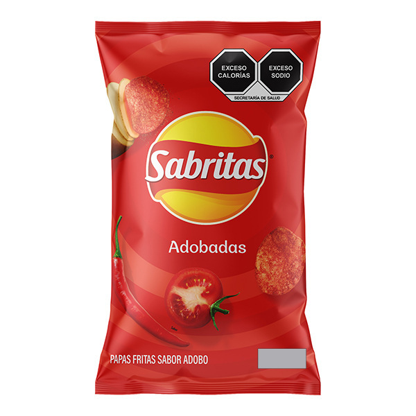 PAPA SABRITAS ADOBADA C/10 DE 45 GR