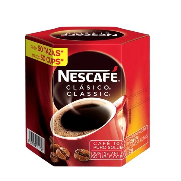 NESCAFE SOBRE EXHIBIDOR C/50 PZAS DE 2 GR