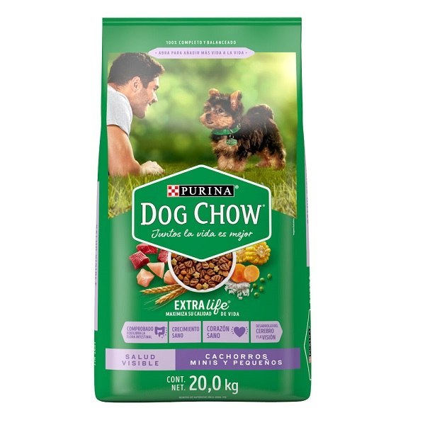 ALIMENTO PERROS DOG CHOW RAZAS PEQUEÑAS 20 KG