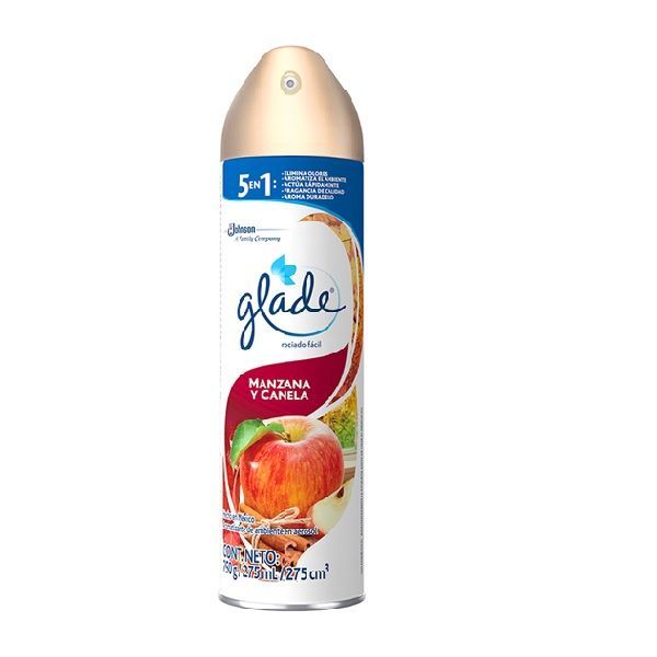 AROMATIZANTE GLADE MINI 275 ML MANZANA/CANELA