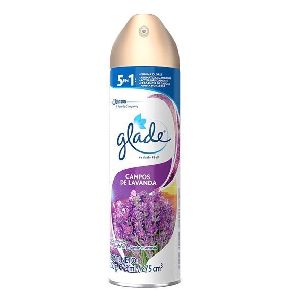 AROMATIZANTE GLADE MINI 275 ML CAMPO LAVANDA