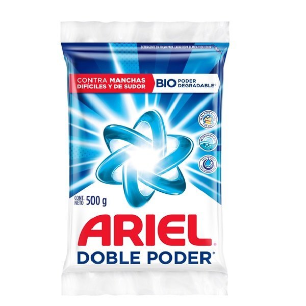 DETERGENTE POLVO ARIEL 500 GR