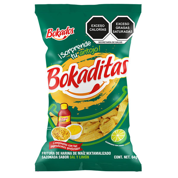 BOKADITA BOKADOS C/10 DE 64 GR