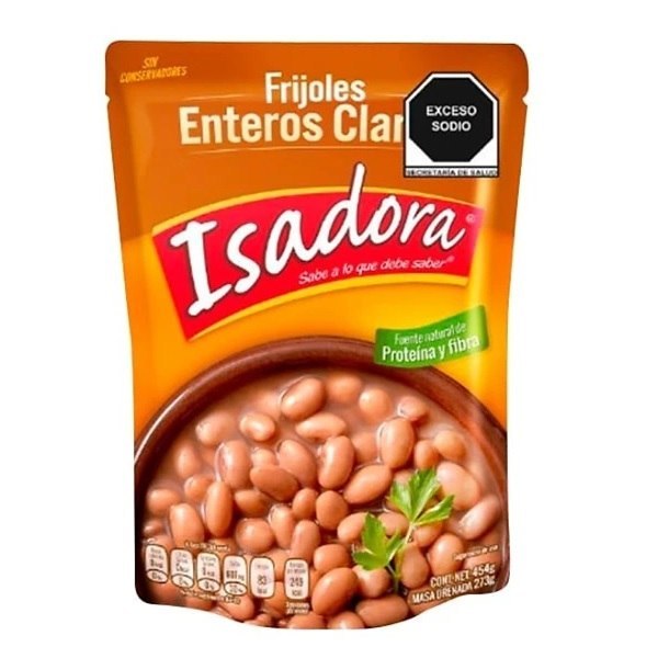 FRIJOL ISADORA ENTERO CLARO 454 GR