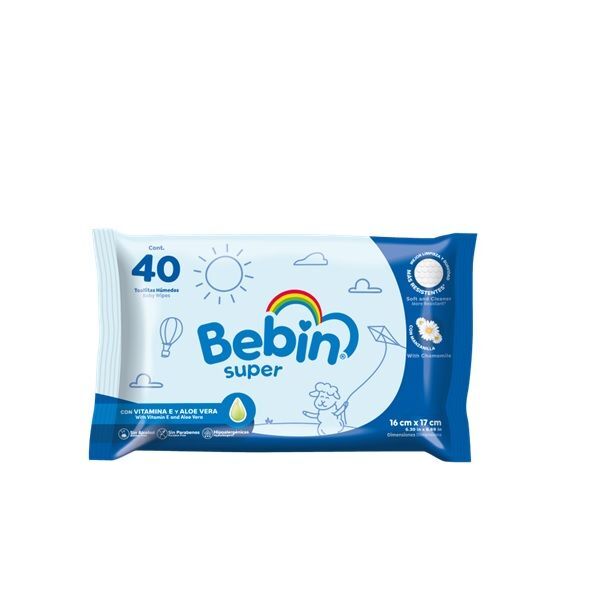 TOALLA HUMEDA BEBIN C/40