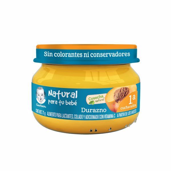 GERBER 1A ETAPA 71 GR DURAZNO