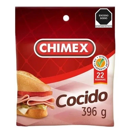JAMON PAVO Y CERDO CHIMEX 396 GR