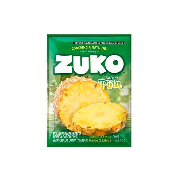 ZUKO BEBIDA EN POLVO PIÑA SOBRE