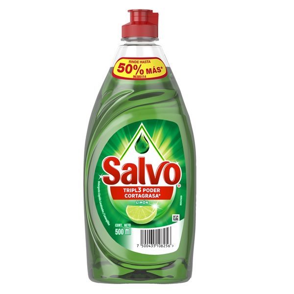 LAVATRASTES LIQUIDO SALVO 500 ML
