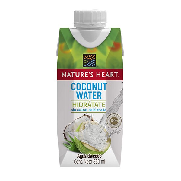 AGUA COCO NATURES HEART 330 ML