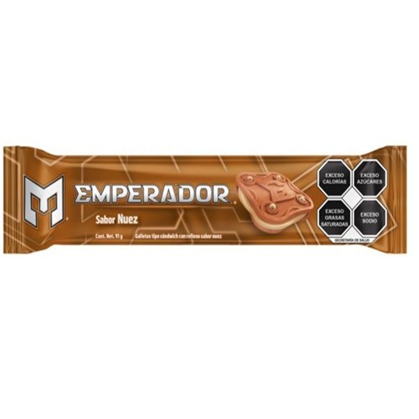 GALLETAS EMPERADOR 91 GR NUEZ