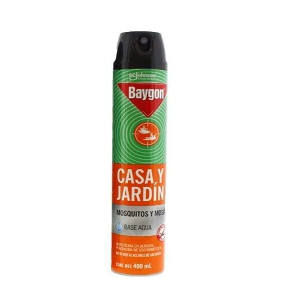 INSECTICIDA BAYGON CASA Y JARDIN 400 ML