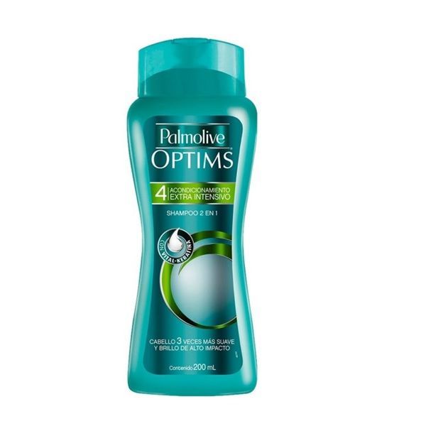 SHAMPOO PALMOLIVE OPTIMPS 200 ML 2EN1 NIVEL 4 EXTR INTENSIVO
