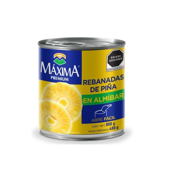 PIÑA REBANADA MAXIMA 800 GR