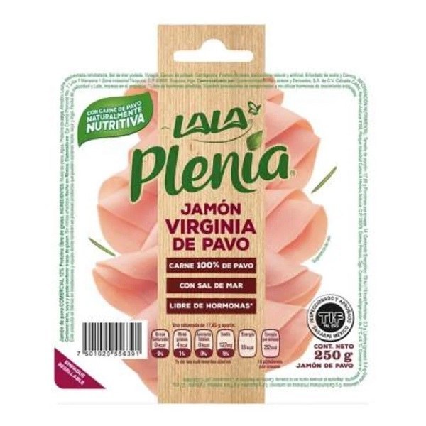 JAMON VIRGINIA PAVO LALA PLENIA 250 GR