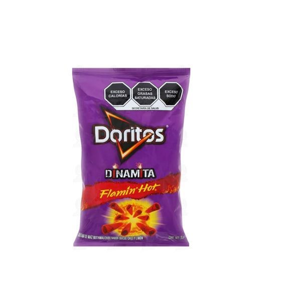 DORITOS DINAMITA FLAMIN HOT C/10 DE 70 GR