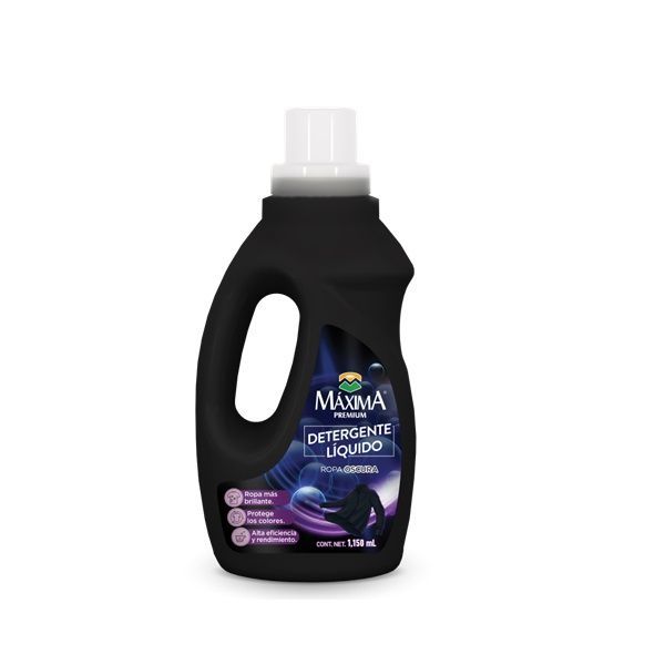 DETERGENTE LIQUIDO MAXIMA 1.15 LT ROPA OSCURA