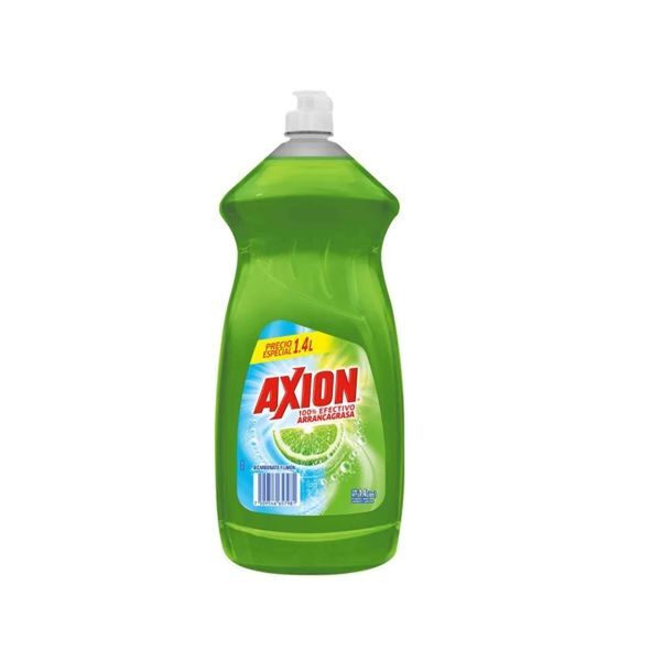 LAVATRASTES LIQUIDO AXION 1.4 LITROS FUSION BICARBONAT&LIMON