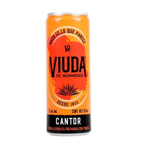BEBIDA ALCOHOLICA CON TEQUILA VIUDA DE ROMERO 355 ML CANTOR